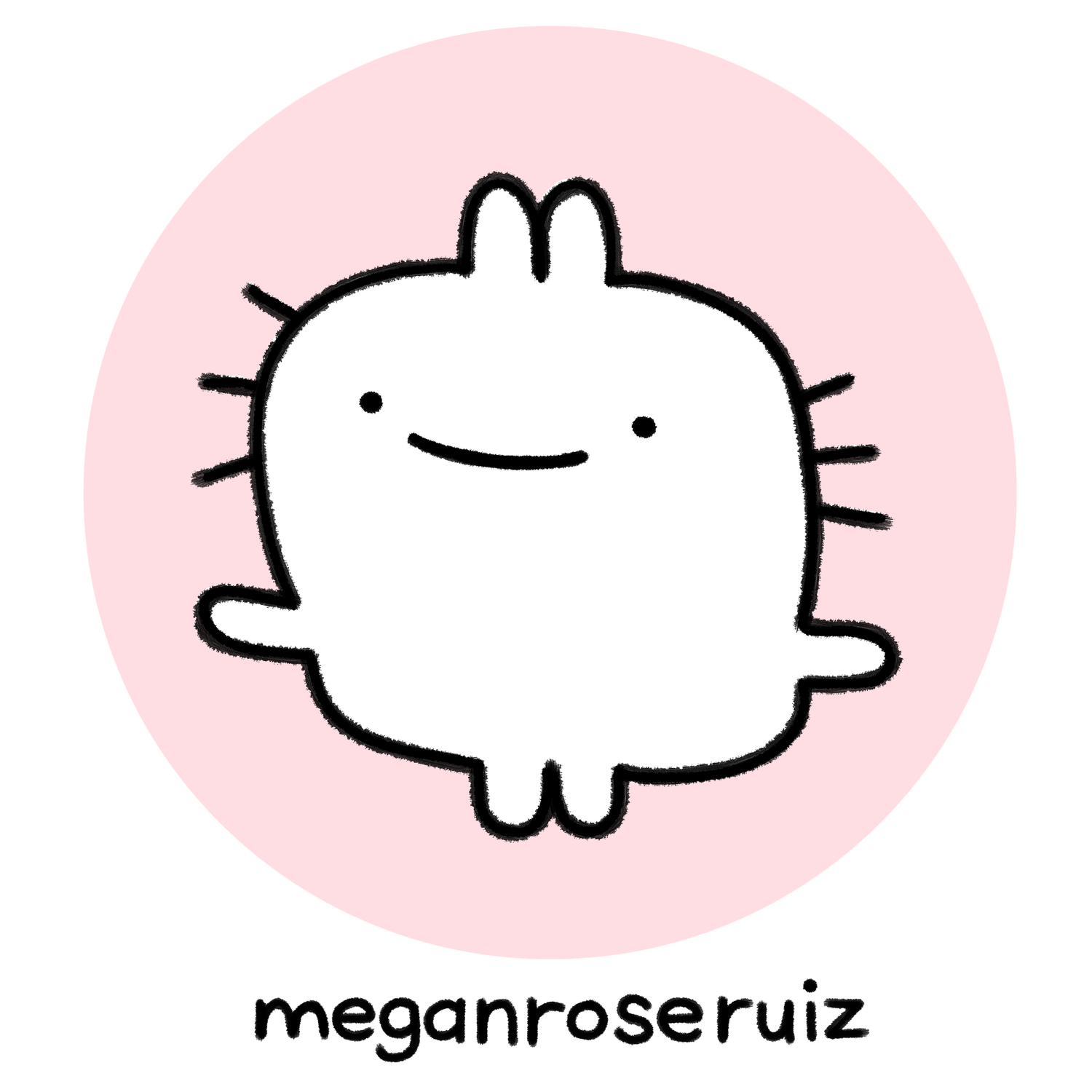 noopy sticker — Megan Rose Ruiz